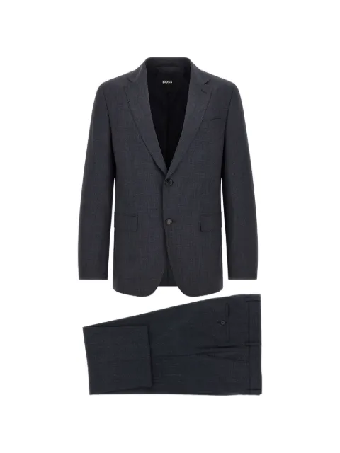 BOSS micro-texture single-breasted suit
