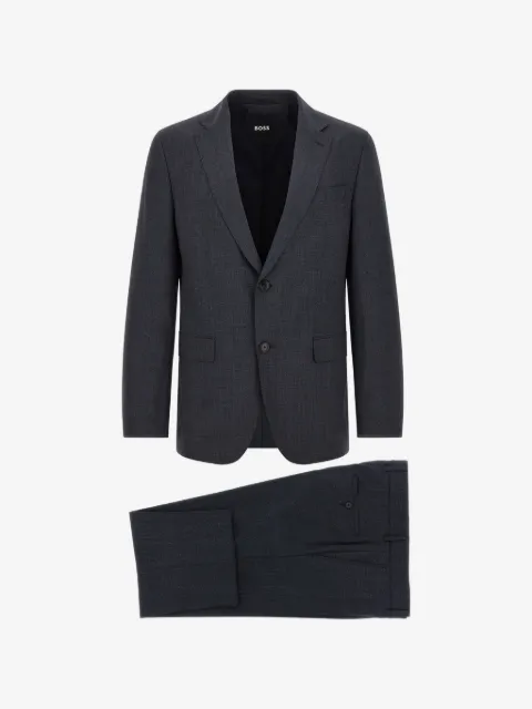 BOSS traje texturizado micro con botones