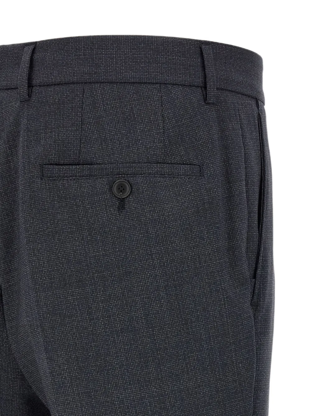 BOSS Pak met enkele rij knopen en textuur Blauw