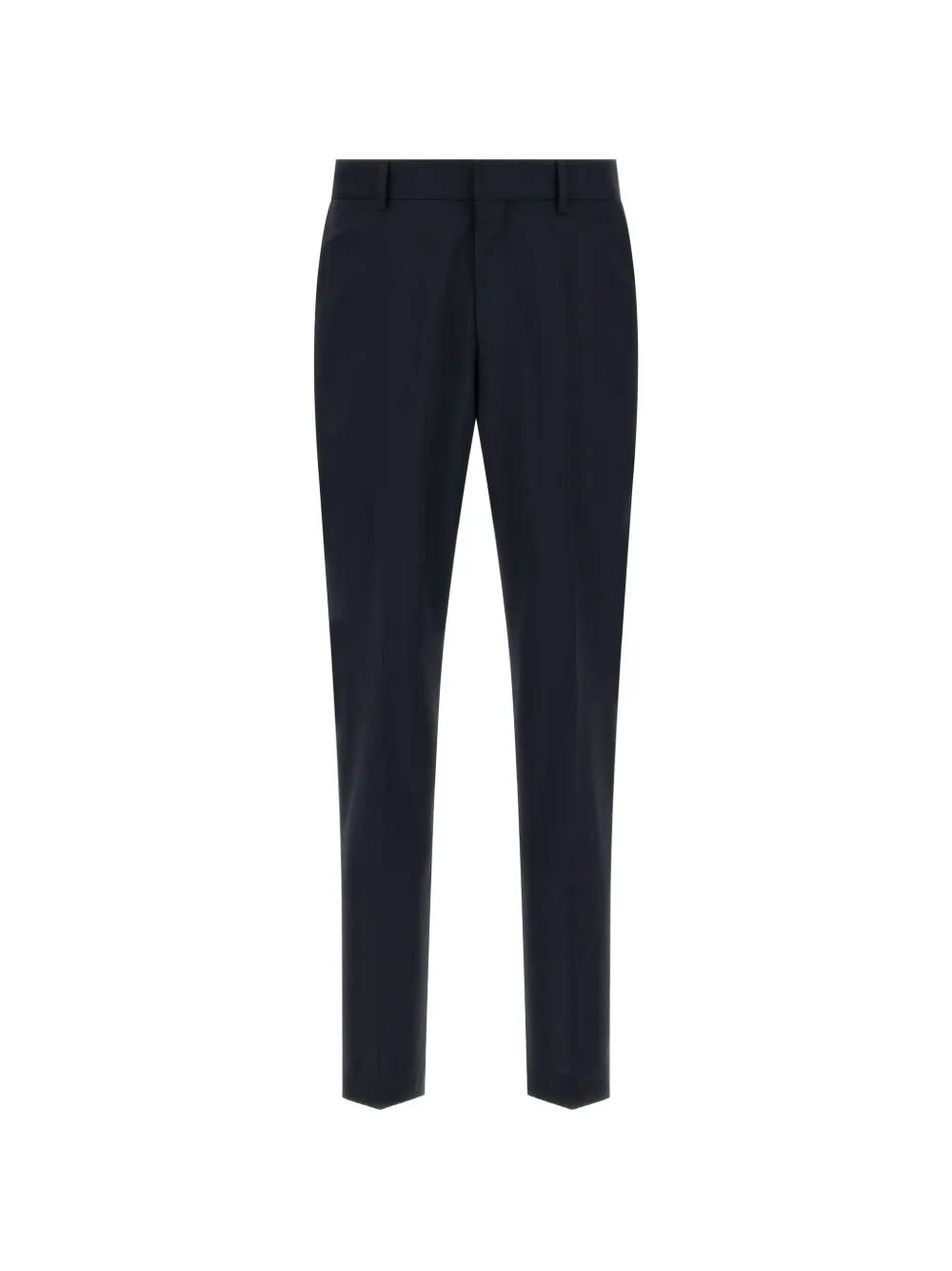 BOSS slim-fit single-breasted suit Blauw