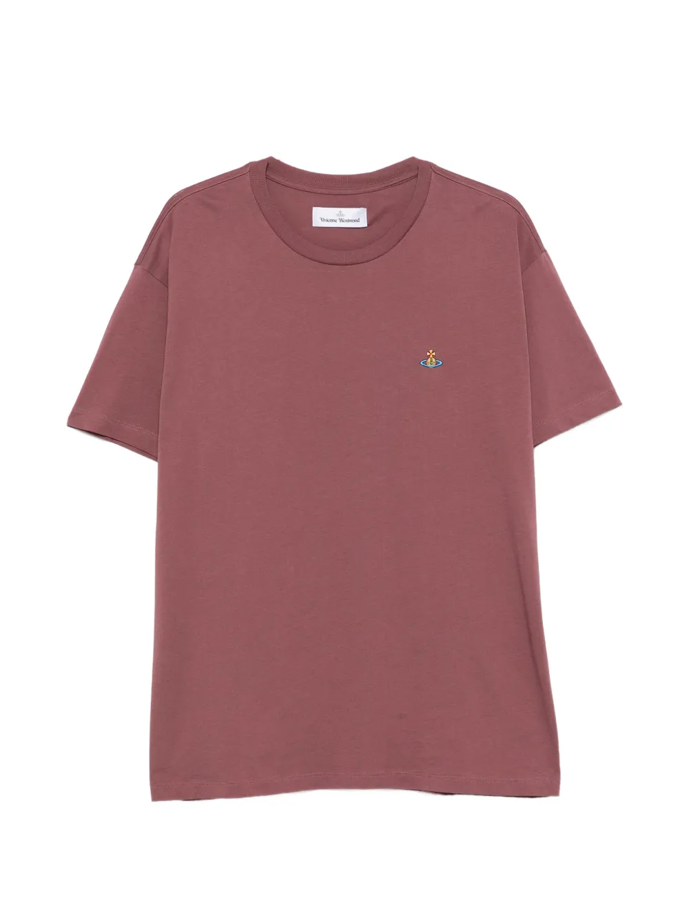 Vivienne Westwood Orb-embroidered T-shirt - Rosa