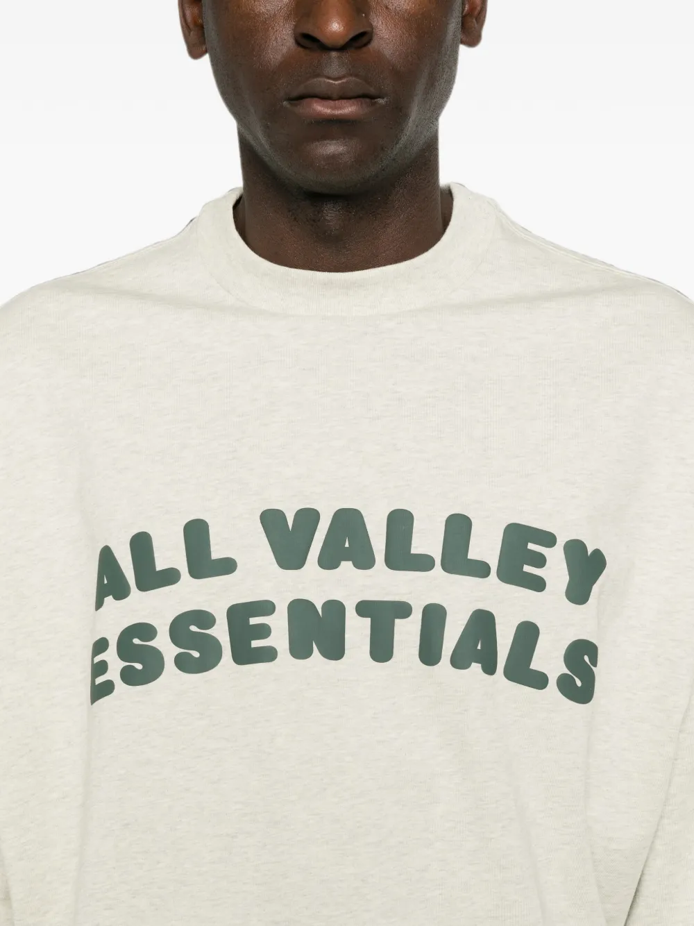 FEAR OF GOD ESSENTIALS Merch boxy T-shirt Beige