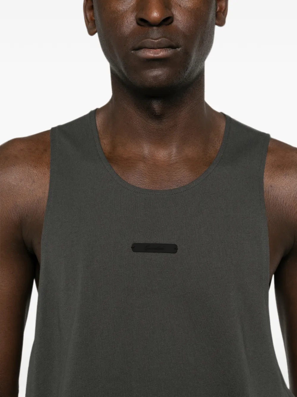 FEAR OF GOD ESSENTIALS tanktop met logopatch Grijs
