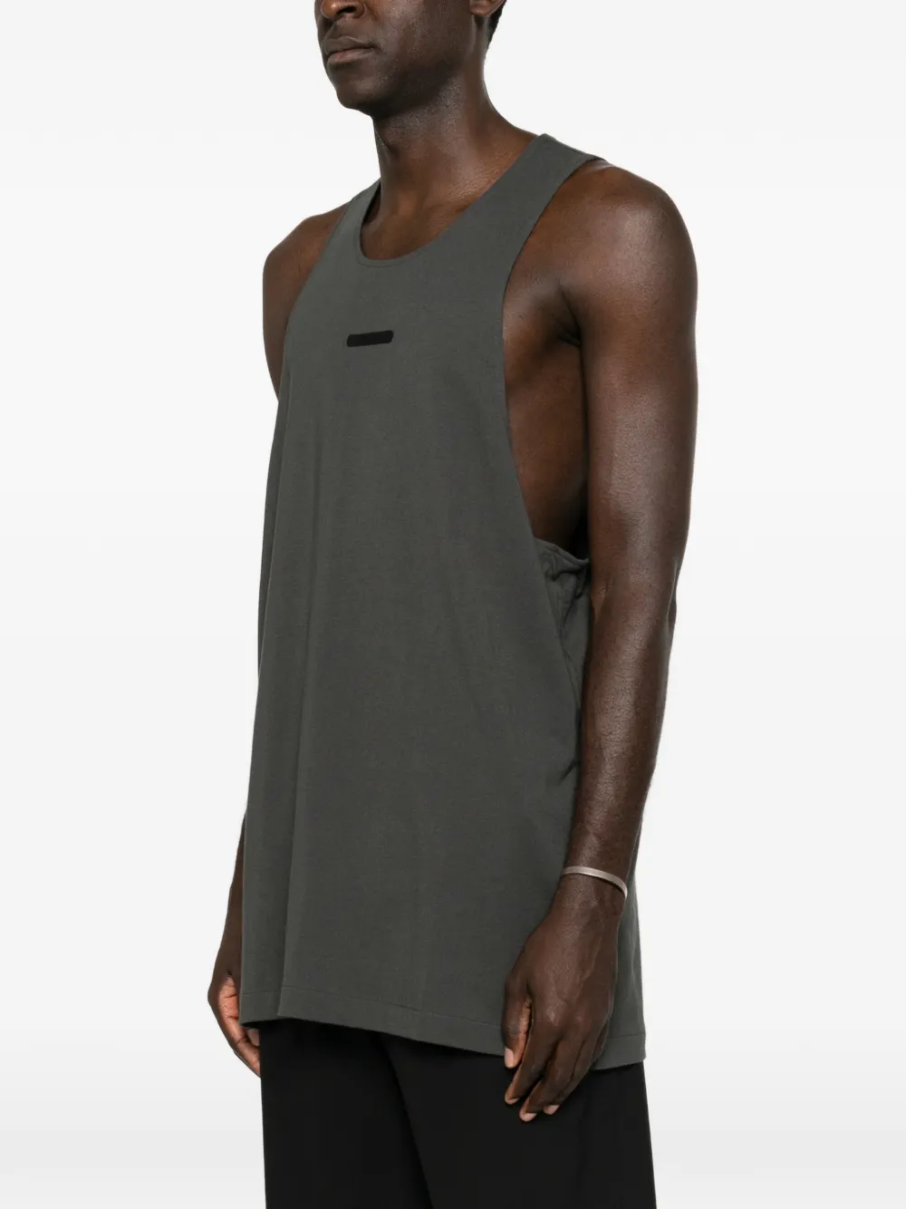 FEAR OF GOD ESSENTIALS tanktop met logopatch Grijs
