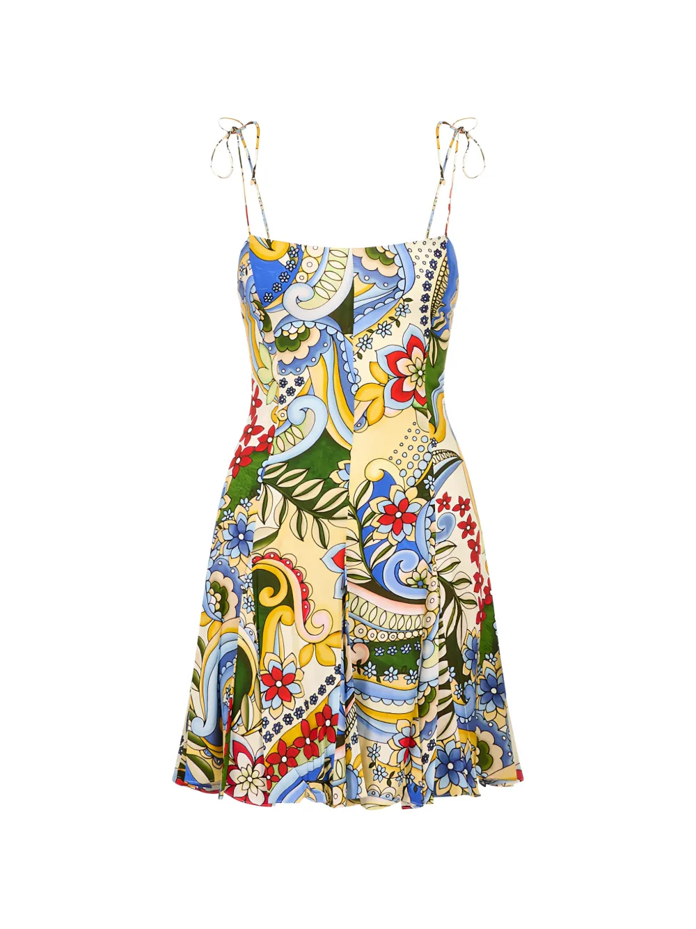 alice + olivia Jeanette tie-strap mini dress
