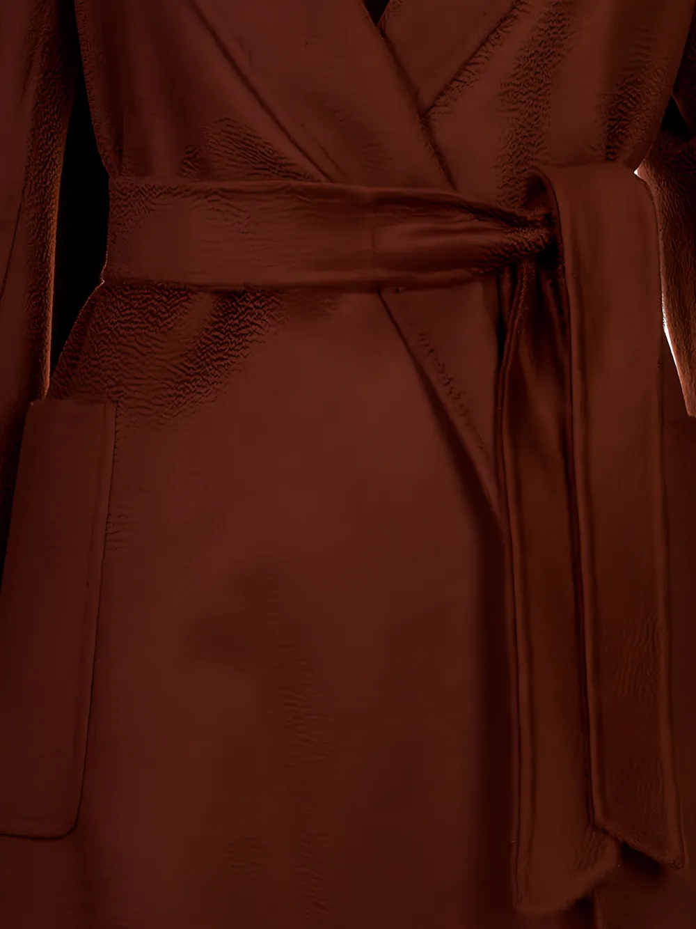 Max Mara Wikkeljas met ceintuur Bruin