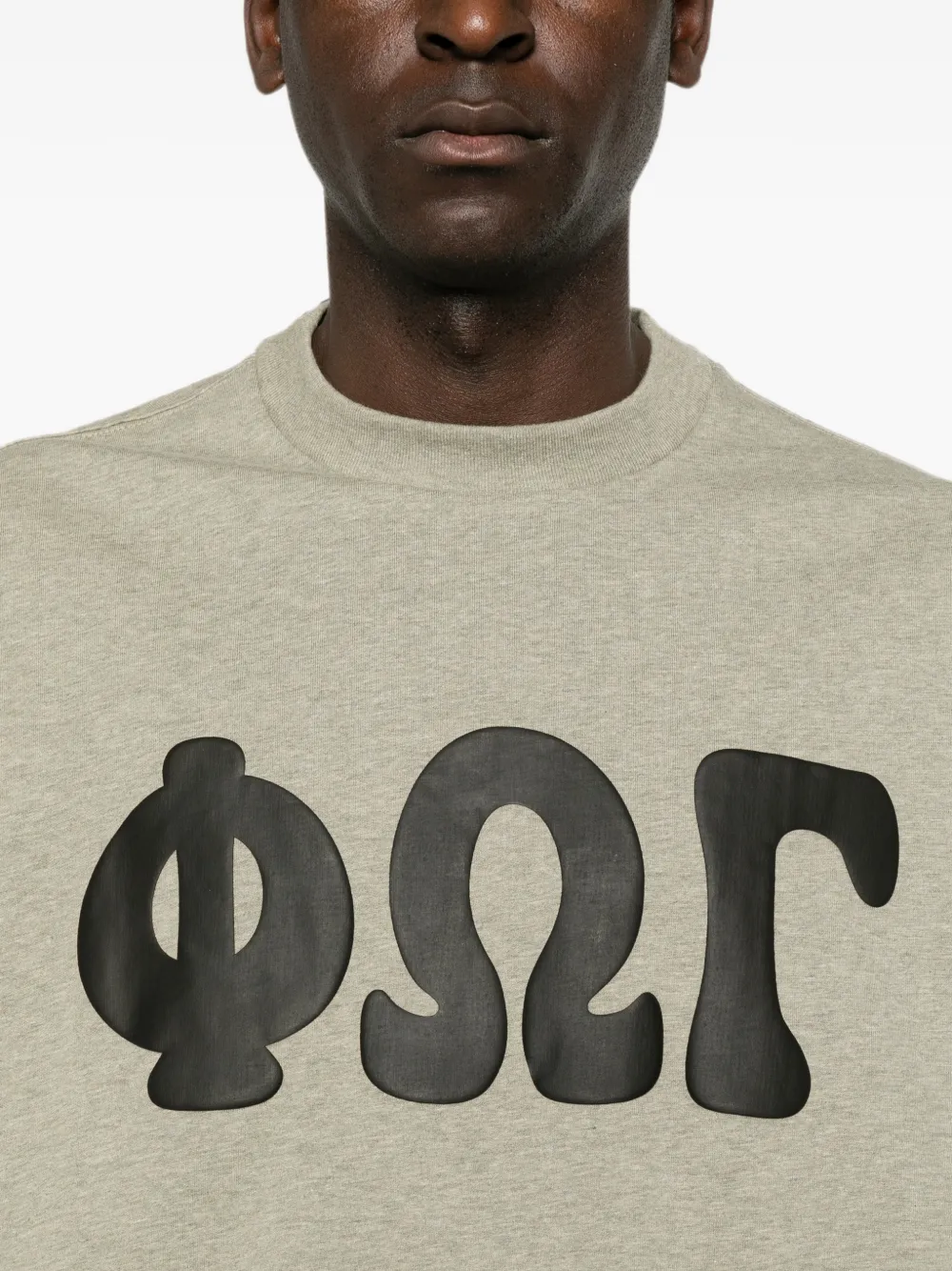 FEAR OF GOD ESSENTIALS Merch boxy-fit T-shirt met grafische print Grijs
