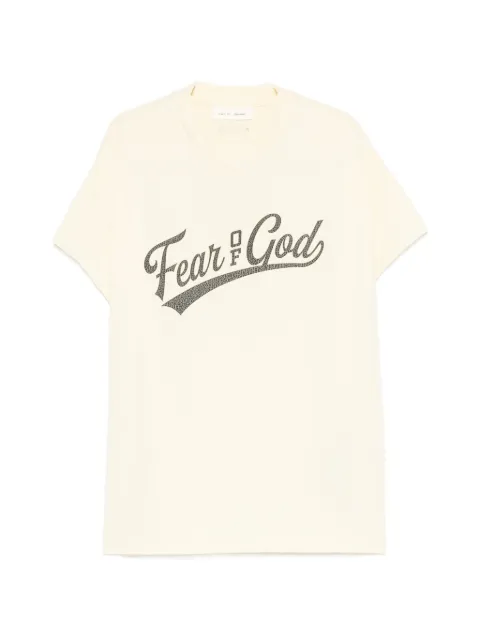 FEAR OF GOD ESSENTIALS camiseta Cut Off 90s con logo de manga corta