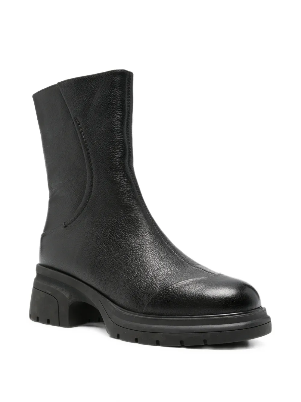 LINDA BAUMANN block-heel ankle boots Zwart