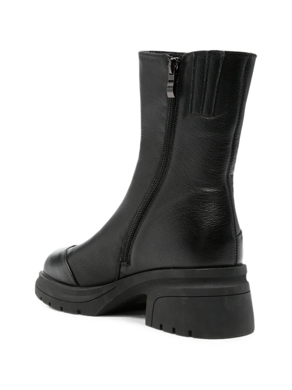 LINDA BAUMANN block-heel ankle boots Zwart