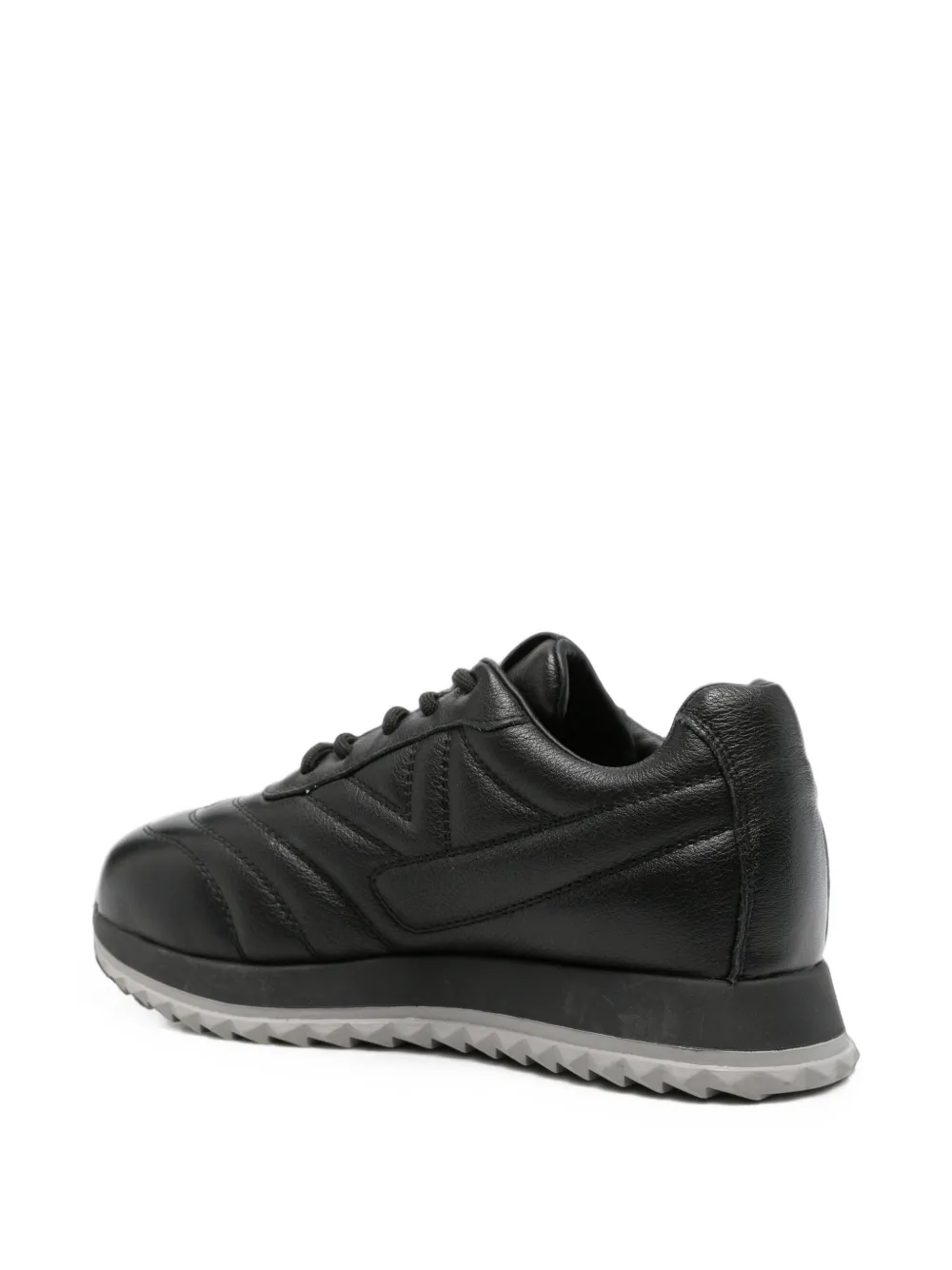 LINDA BAUMANN lace-up sneakers Zwart