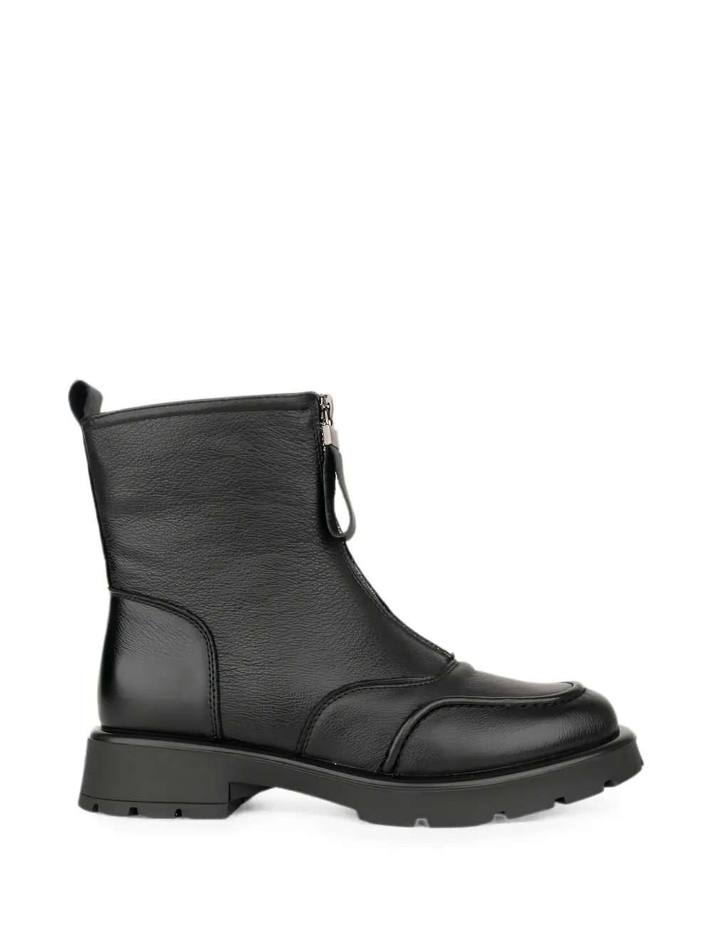 LINDA BAUMANN front-zip chunky-sole boots