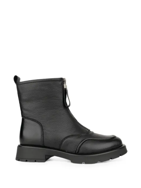 LINDA BAUMANN front-zip chunky-sole boots