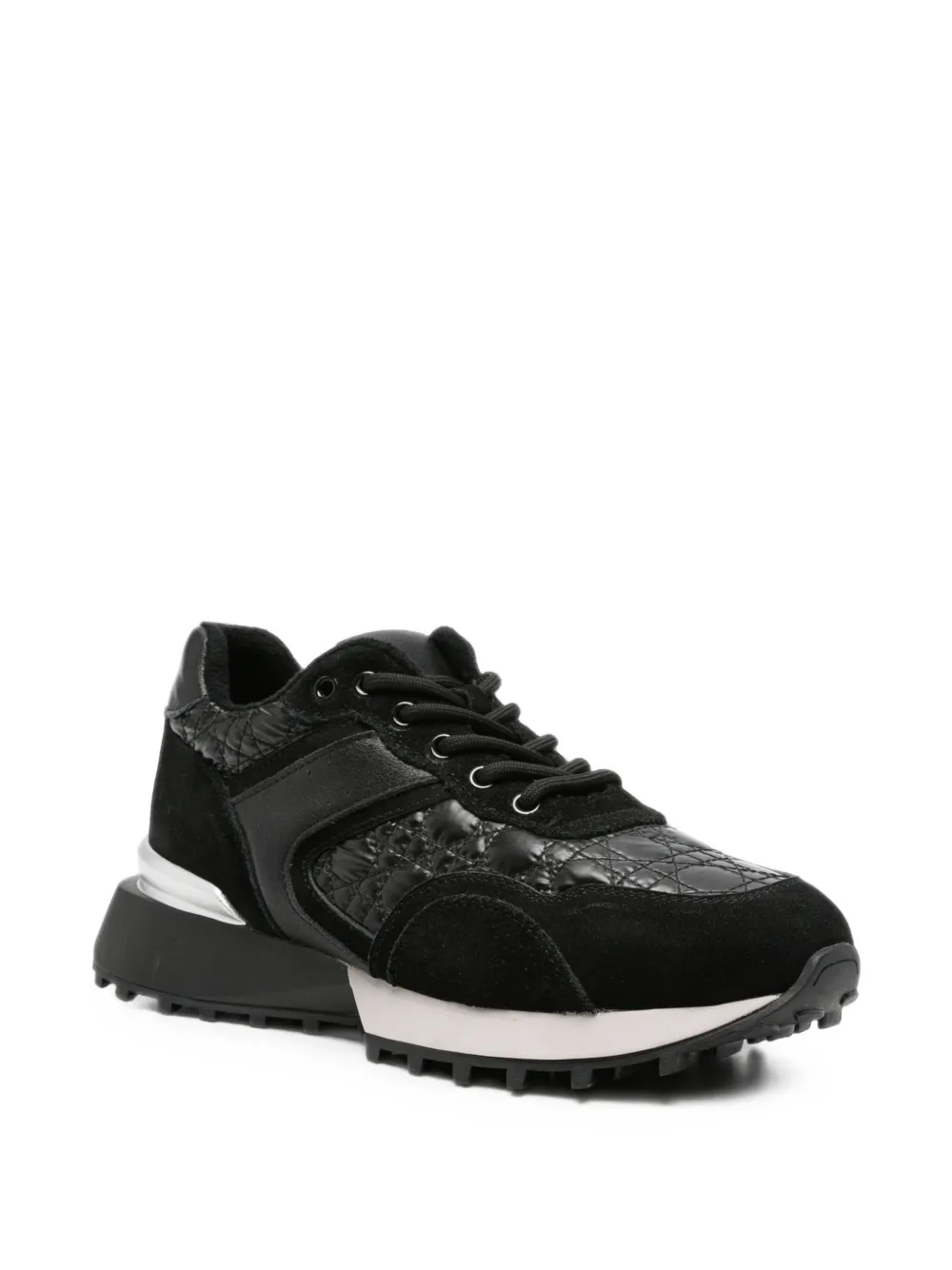 LINDA BAUMANN lace-up sneakers Zwart