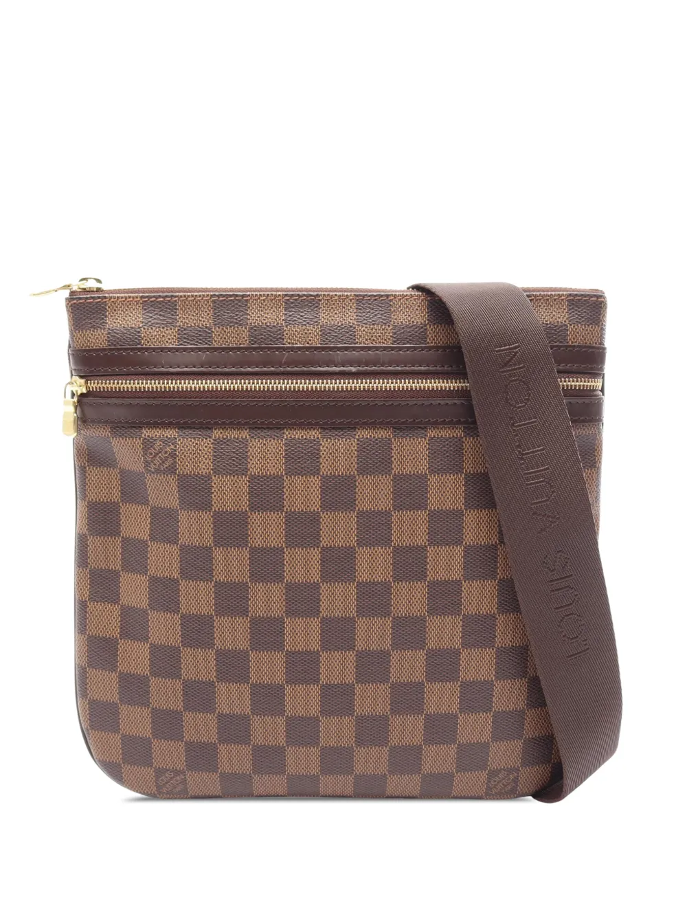 Louis Vuitton Pre-Owned 2008 Damier Ebene Bosphore Pochette crossbody bag - Braun