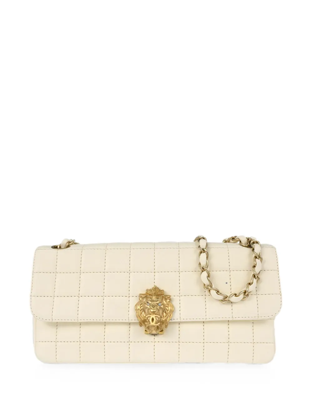 CHANEL Pre-Owned 2005 Lion Choco Bar crossbody bag - Toni neutri