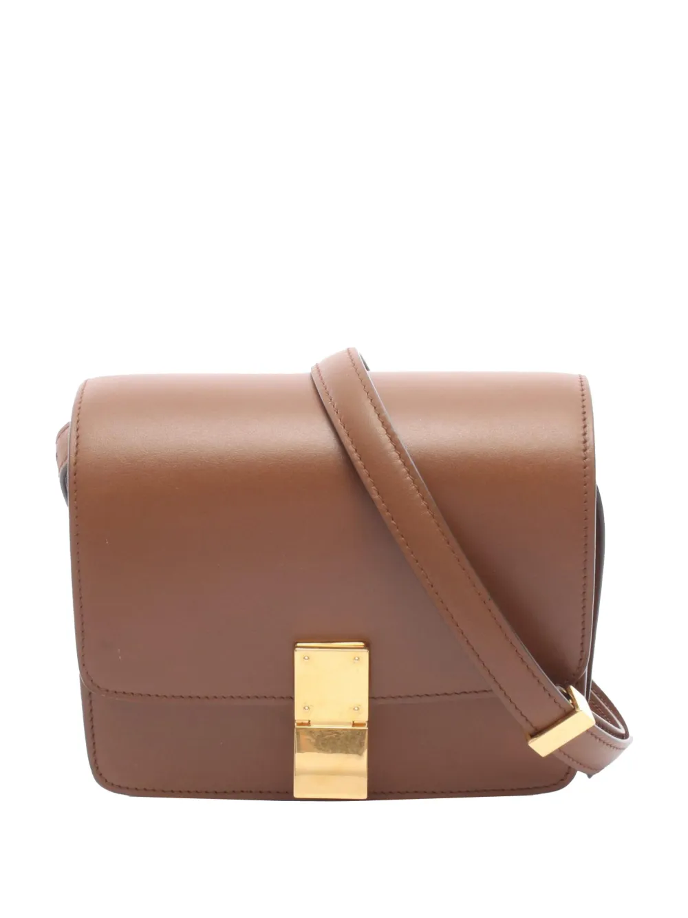 Celine Pre-Owned 2010-2020 Small Calfskin Classic Box crossbody bag - Brown