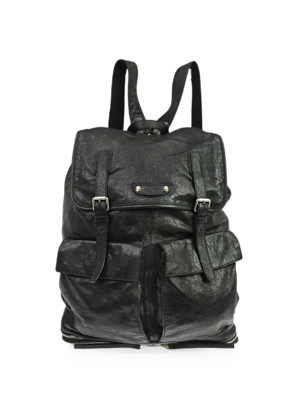 Pre-owned Balenciaga 2013 Traveller Backpack In Black