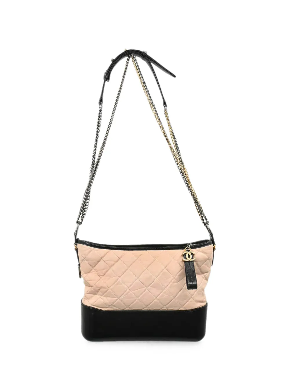 Pre-owned Chanel 2016 Gabrielle Shoulder Bag In Pink