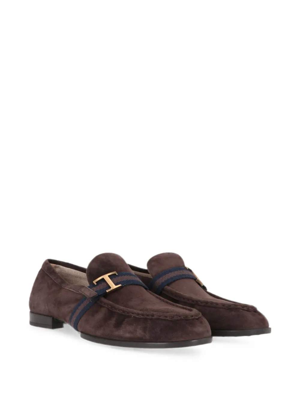 Tod's T Timeless suede loafers Bruin