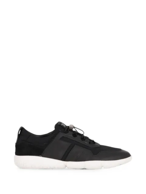 Tod's panelled logo-patch sneakers