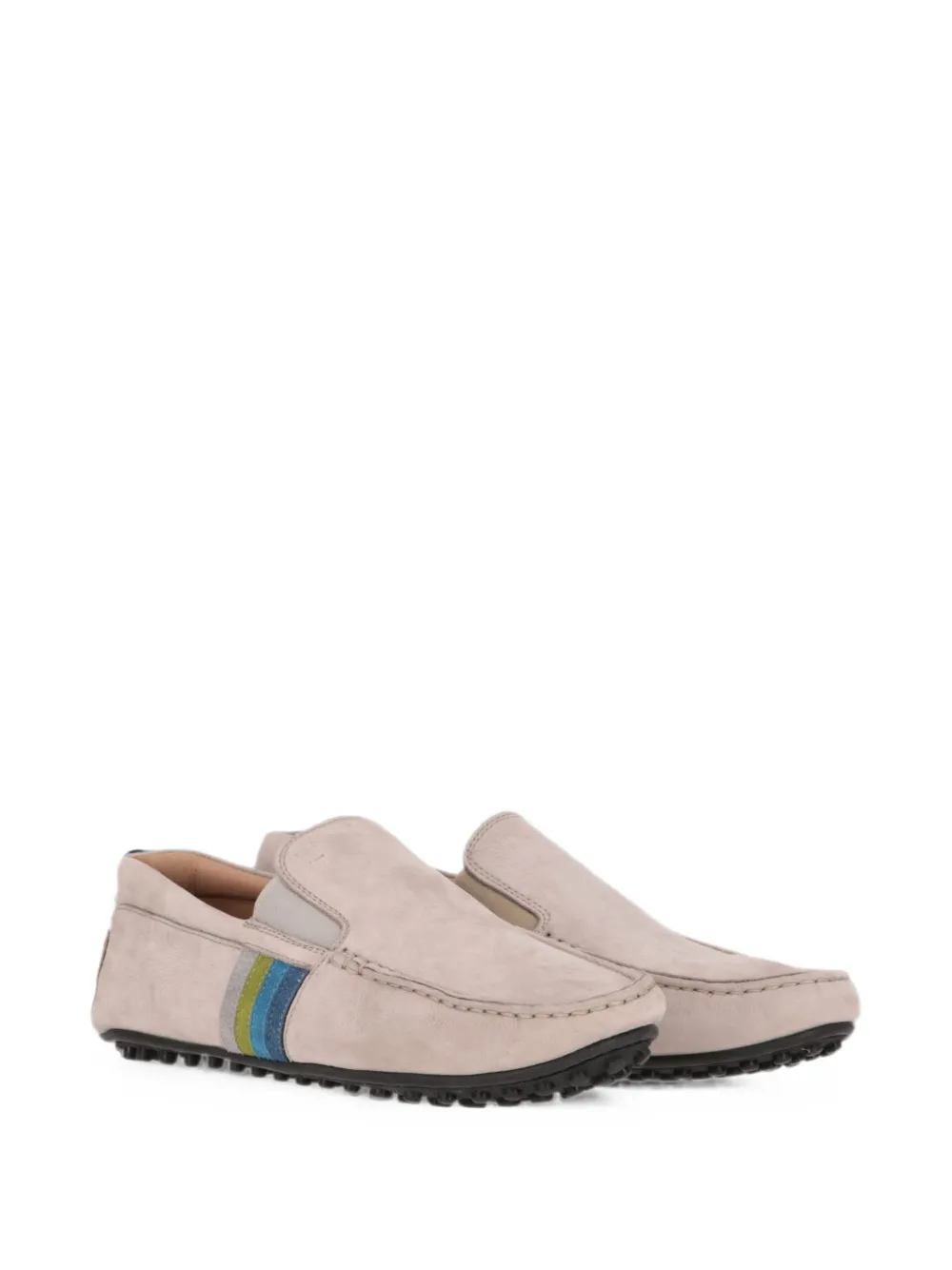 Tod's Gommino stripe-detail loafers Grijs
