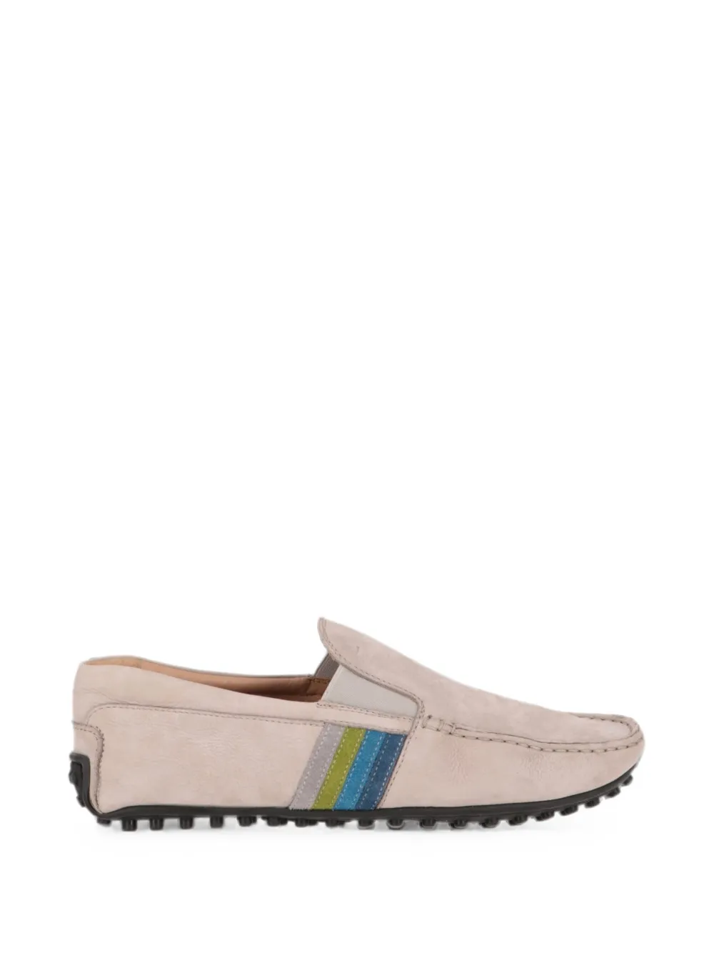 Tod's Gommino stripe-detail loafers Grijs
