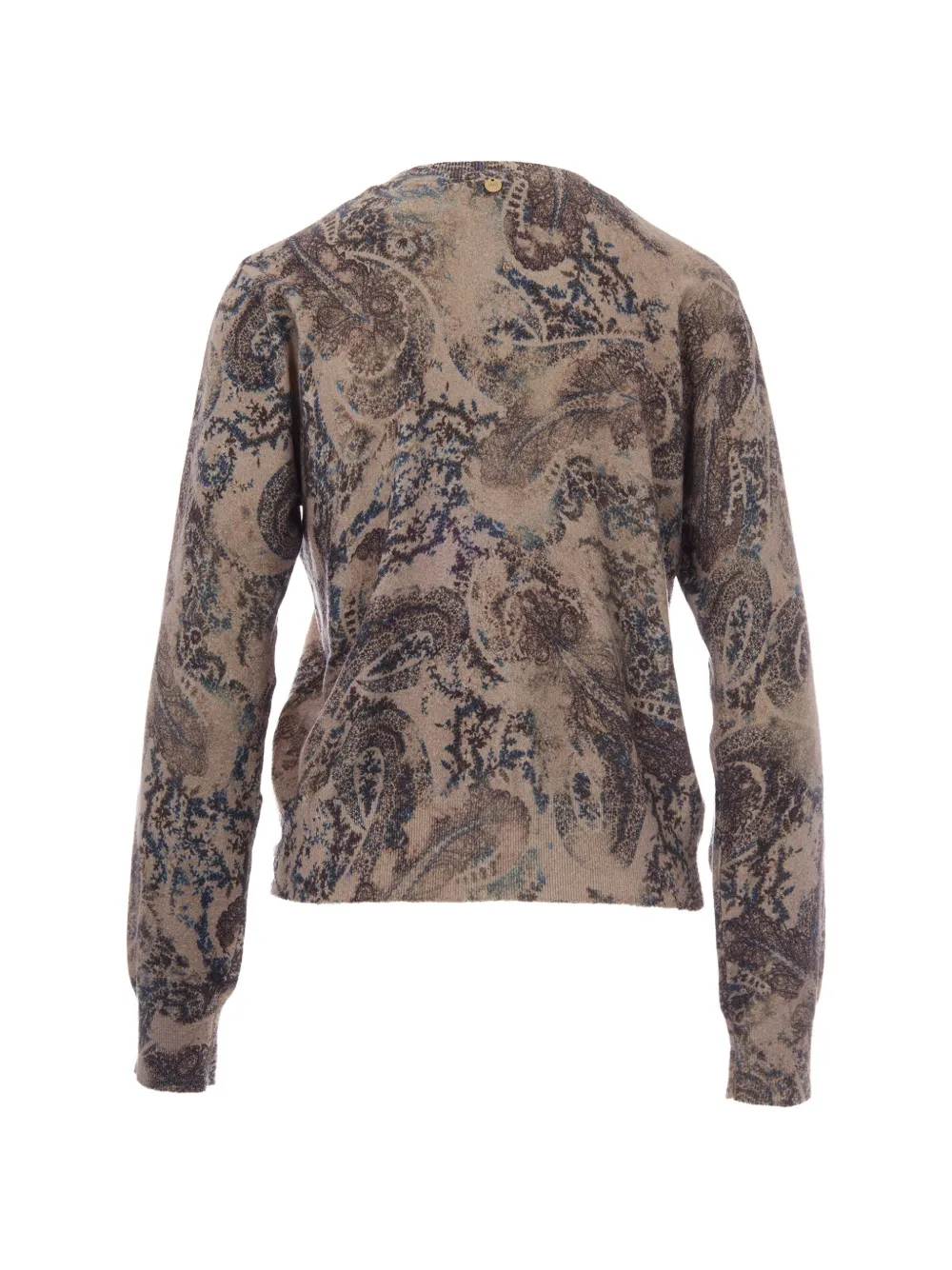 LIU JO printed knit cardigan Beige