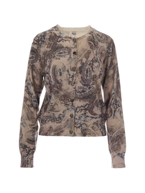 LIU JO printed knit cardigan