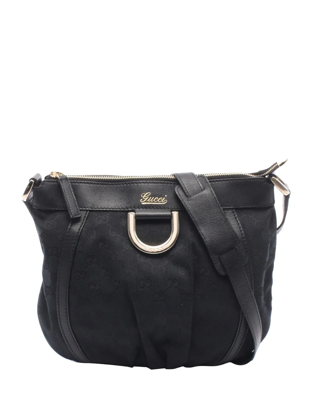 Gucci Pre-Owned 2000-2026 GG Canvas Abbey D Ring crossbody bag - Schwarz