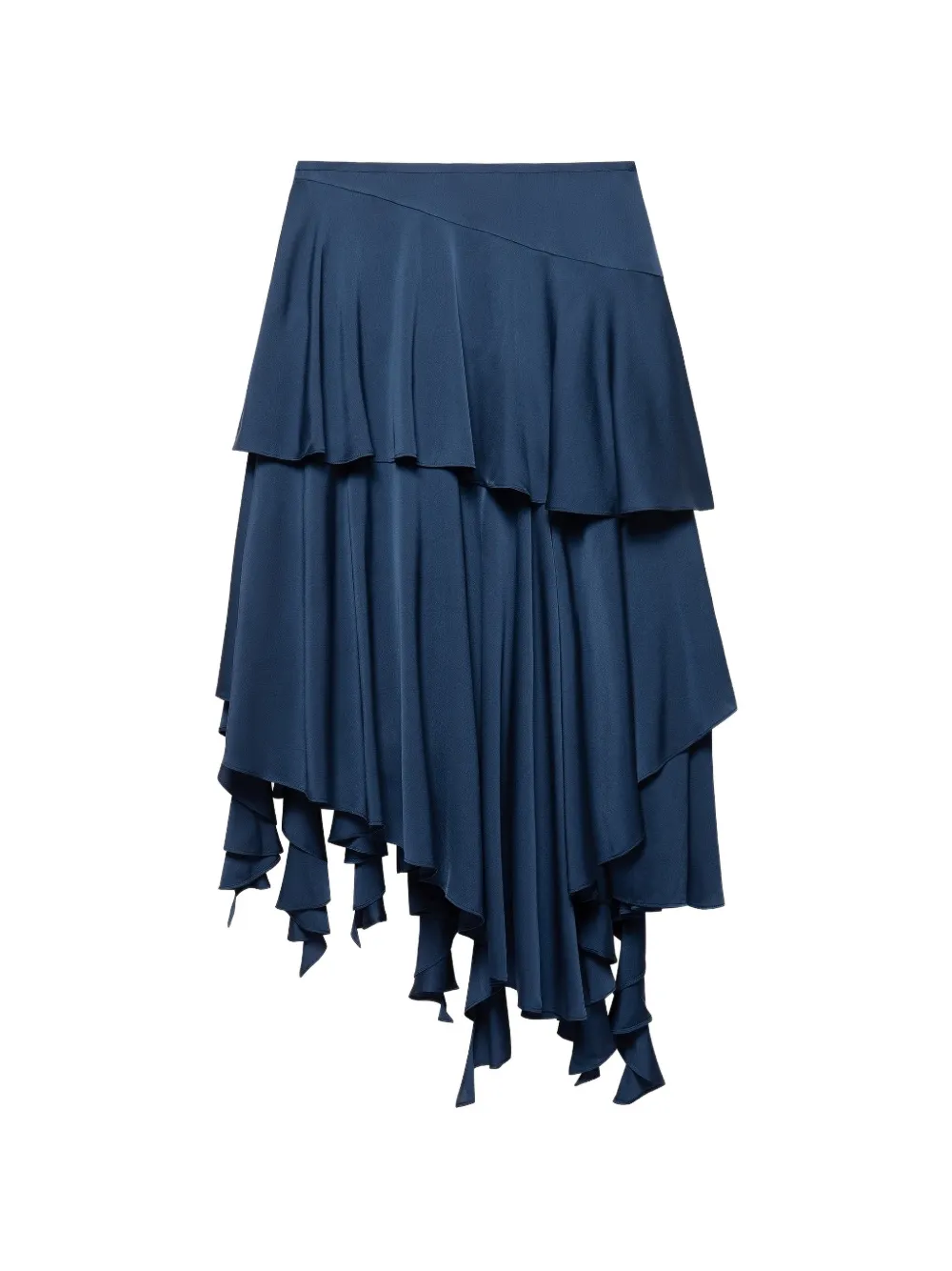 Shanghai Tang Asymmetrische rok Blauw