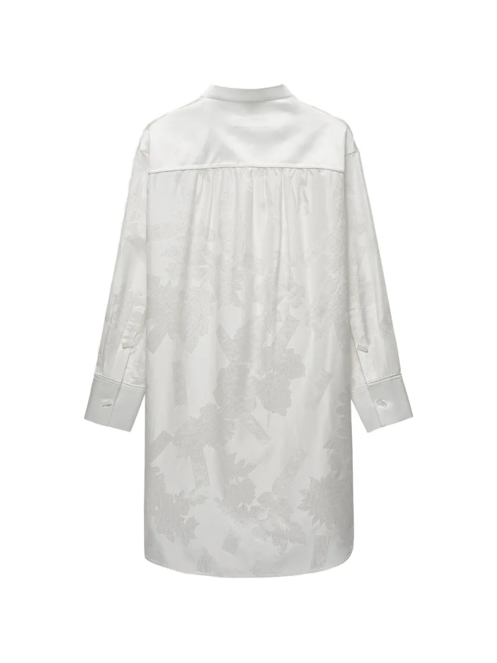 Shanghai Tang Shirtjurk met jacquard-patroon Wit