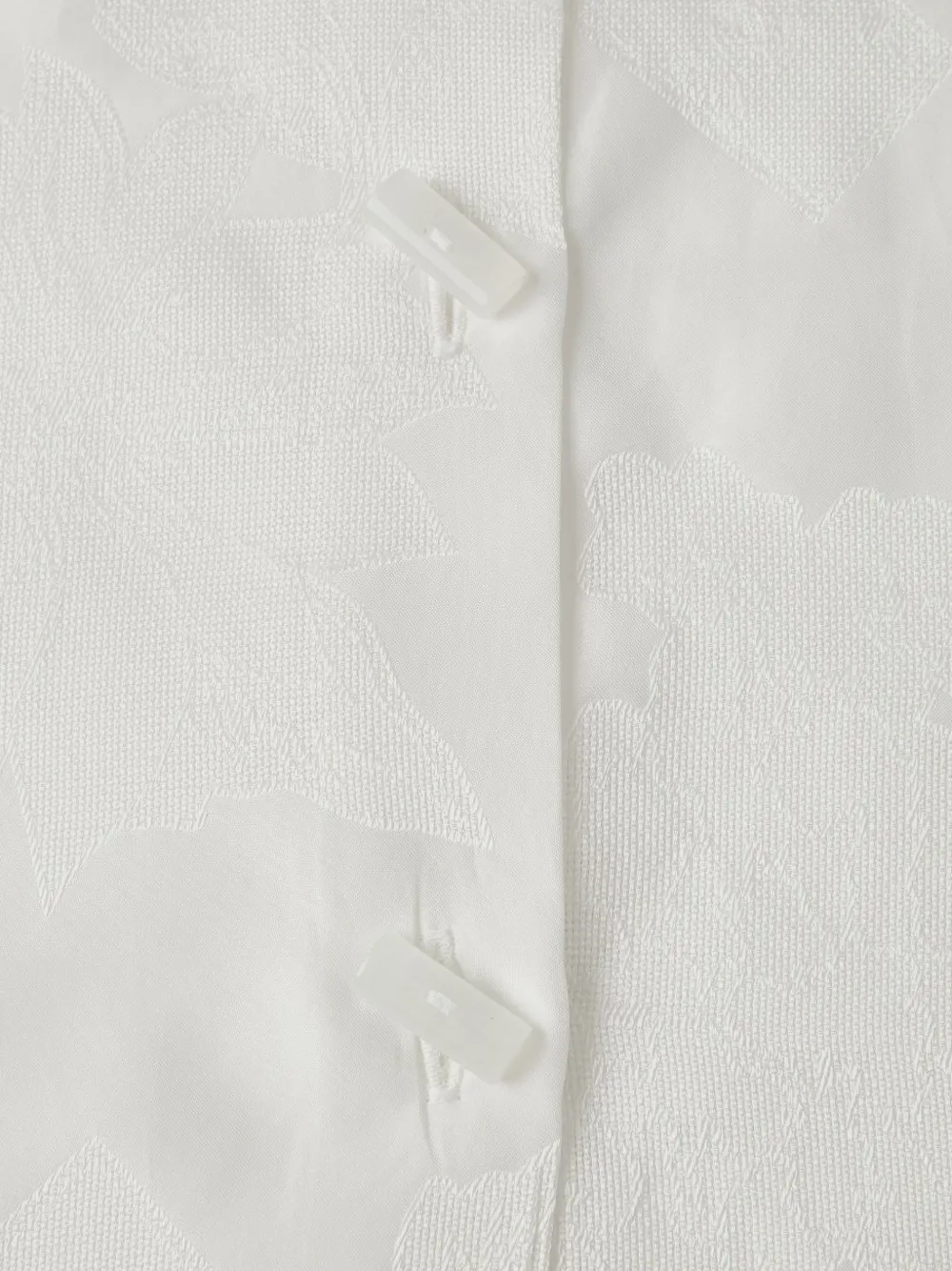 Shanghai Tang Shirtjurk met jacquard-patroon Wit