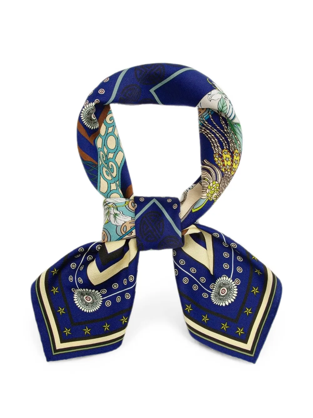Shanghai Tang A Winning Hand foulard Blauw