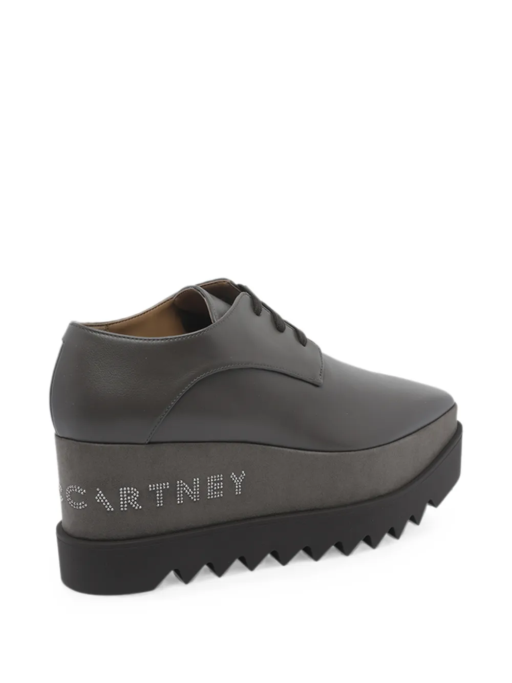 Stella McCartney Elyse platform lace-up derby shoes Grijs