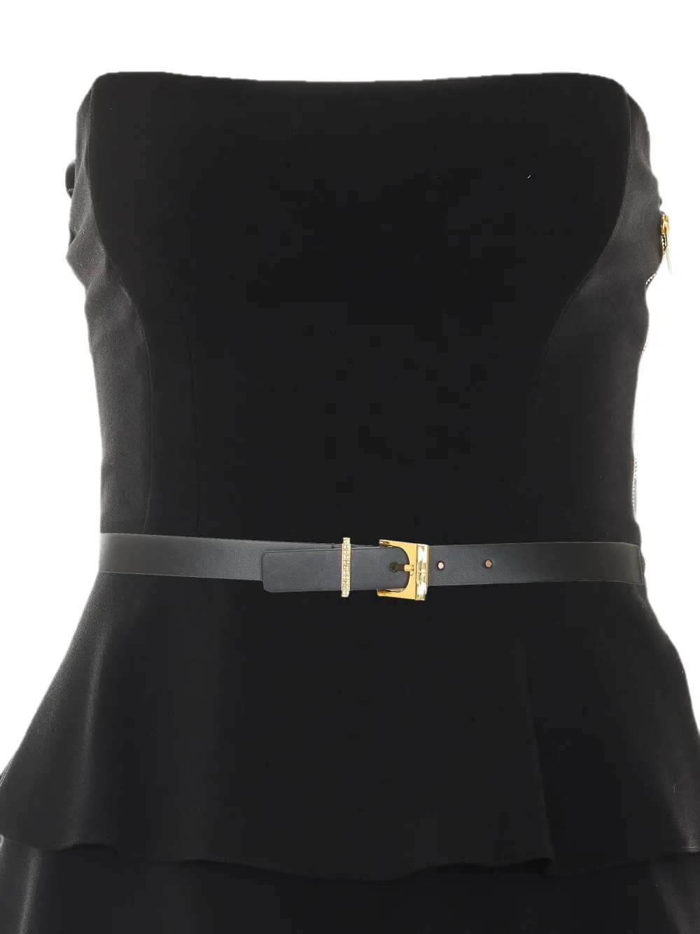 Elisabetta Franchi Gelaagde jurk Zwart