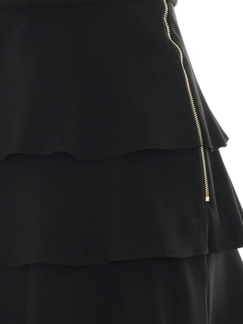 Elisabetta Franchi Gelaagde jurk Zwart
