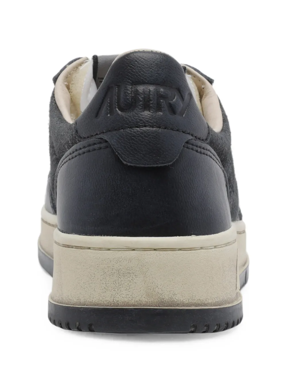 Autry Sup Vint distressed-effect panelled sneakers Grijs
