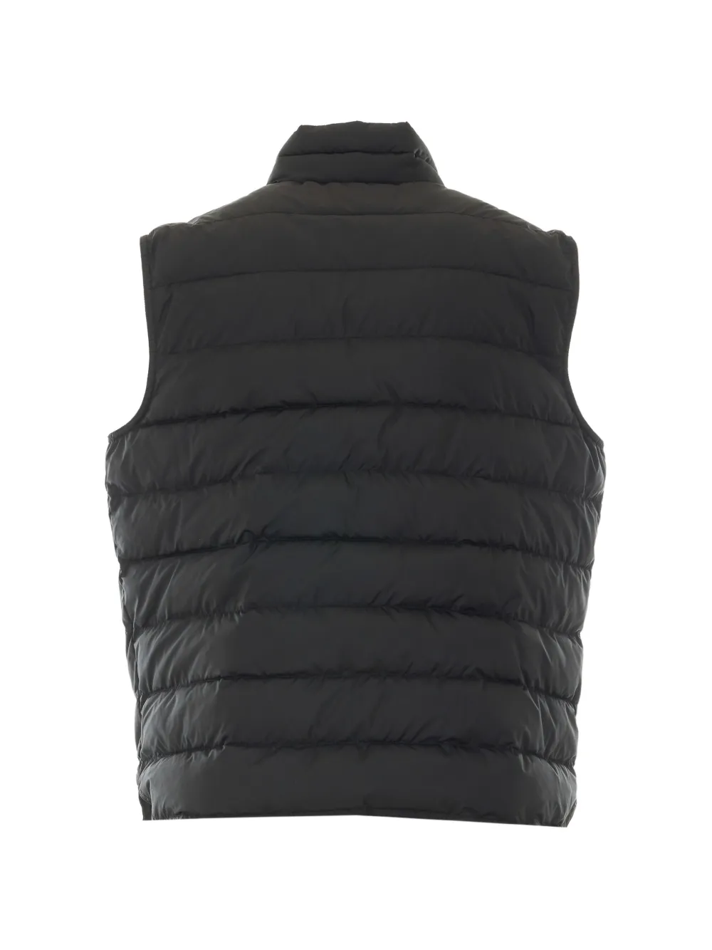 Dolce & Gabbana logo-patch padded gilet Zwart
