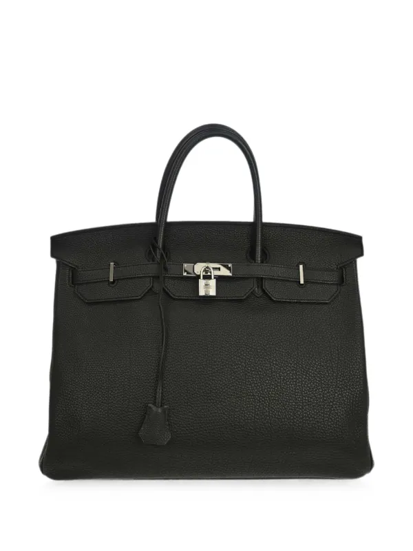 Hermès Pre-owned 2012 Birkin 40 Handbag in Black