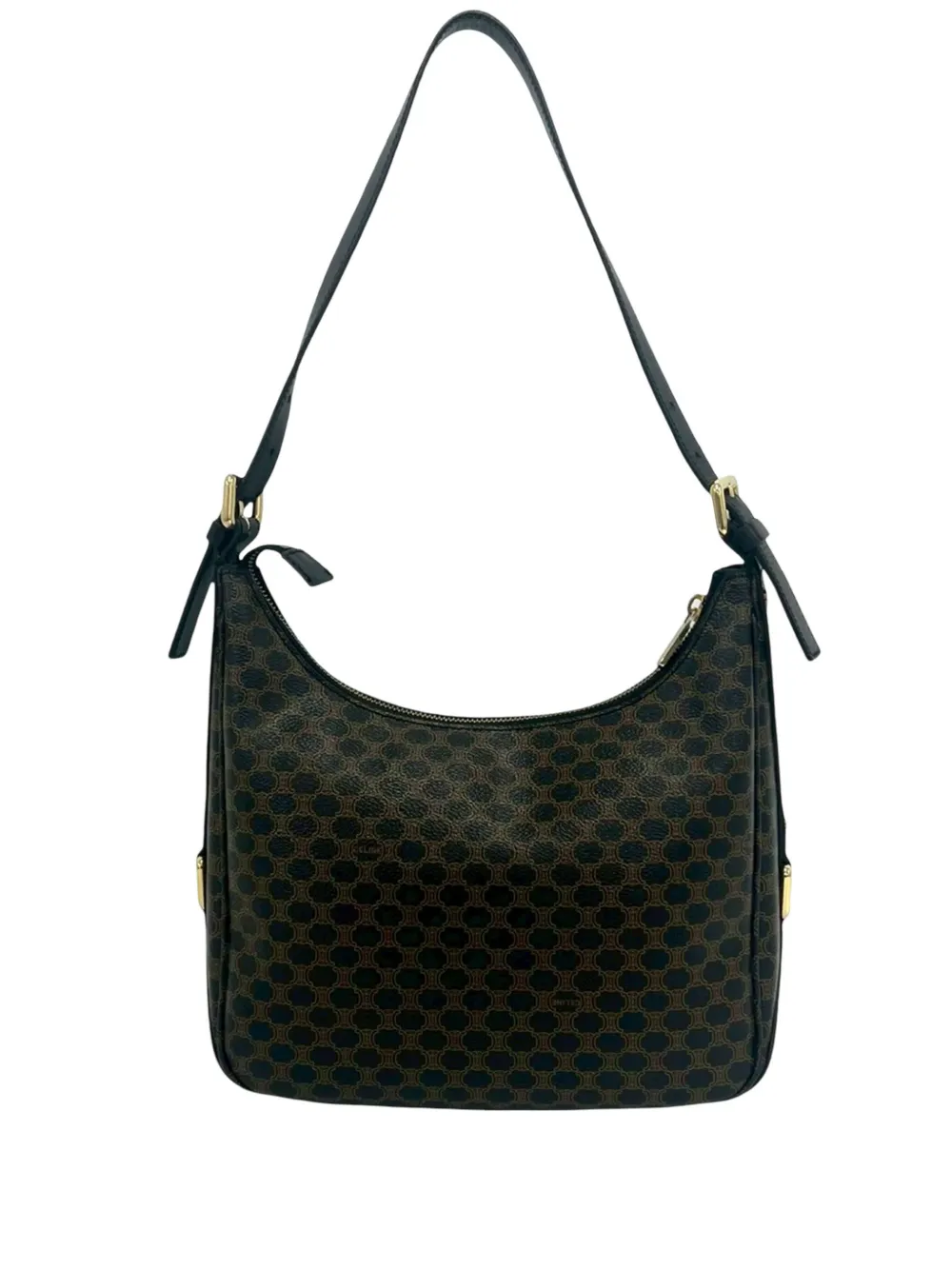 Celine Pre-Owned 2000 Macadam Coated Canvas shoulder bag - Brown