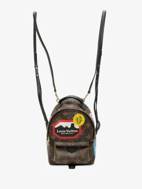 Louis Vuitton Pre-Owned 2016 Monogram World Tour Mini Palm Springs backpack