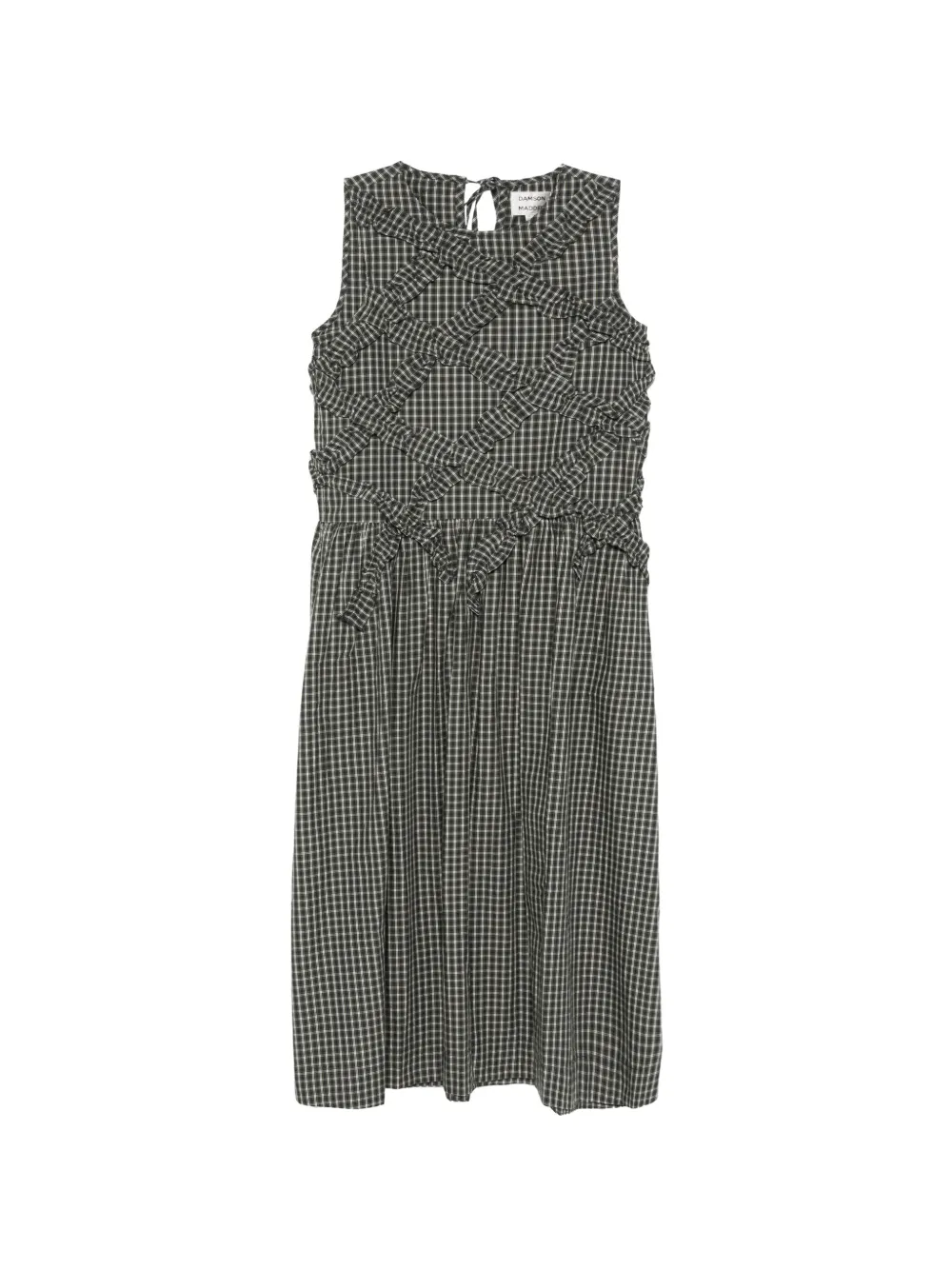 DAMSON MADDER Elora sleeveless midid dress - Grün