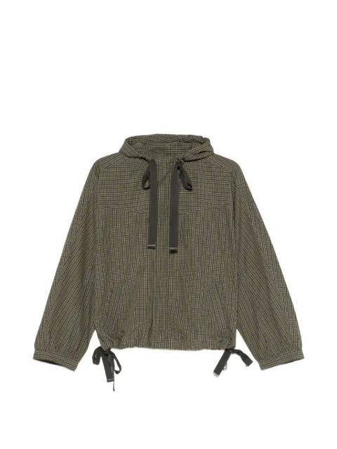 DAMSON MADDER Blake hooded jacket orion check