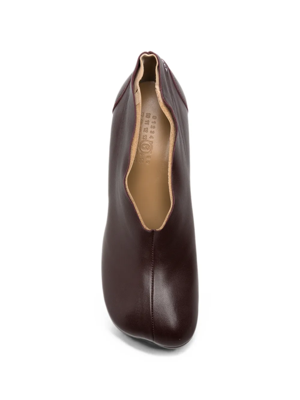MM6 Maison Margiela Pumps met blokhak Bruin