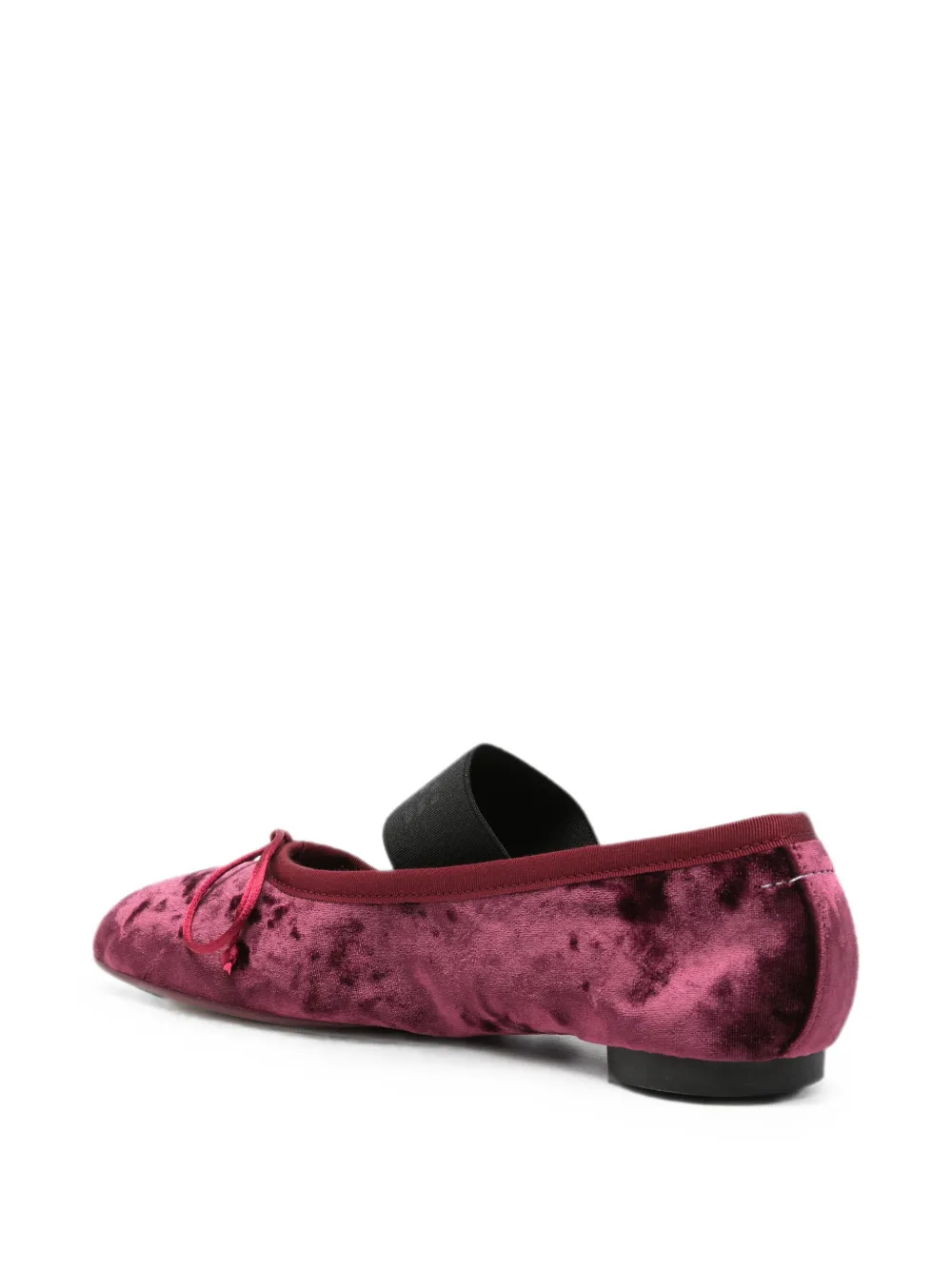MM6 Maison Margiela elasticated-strap ballet flats Paars