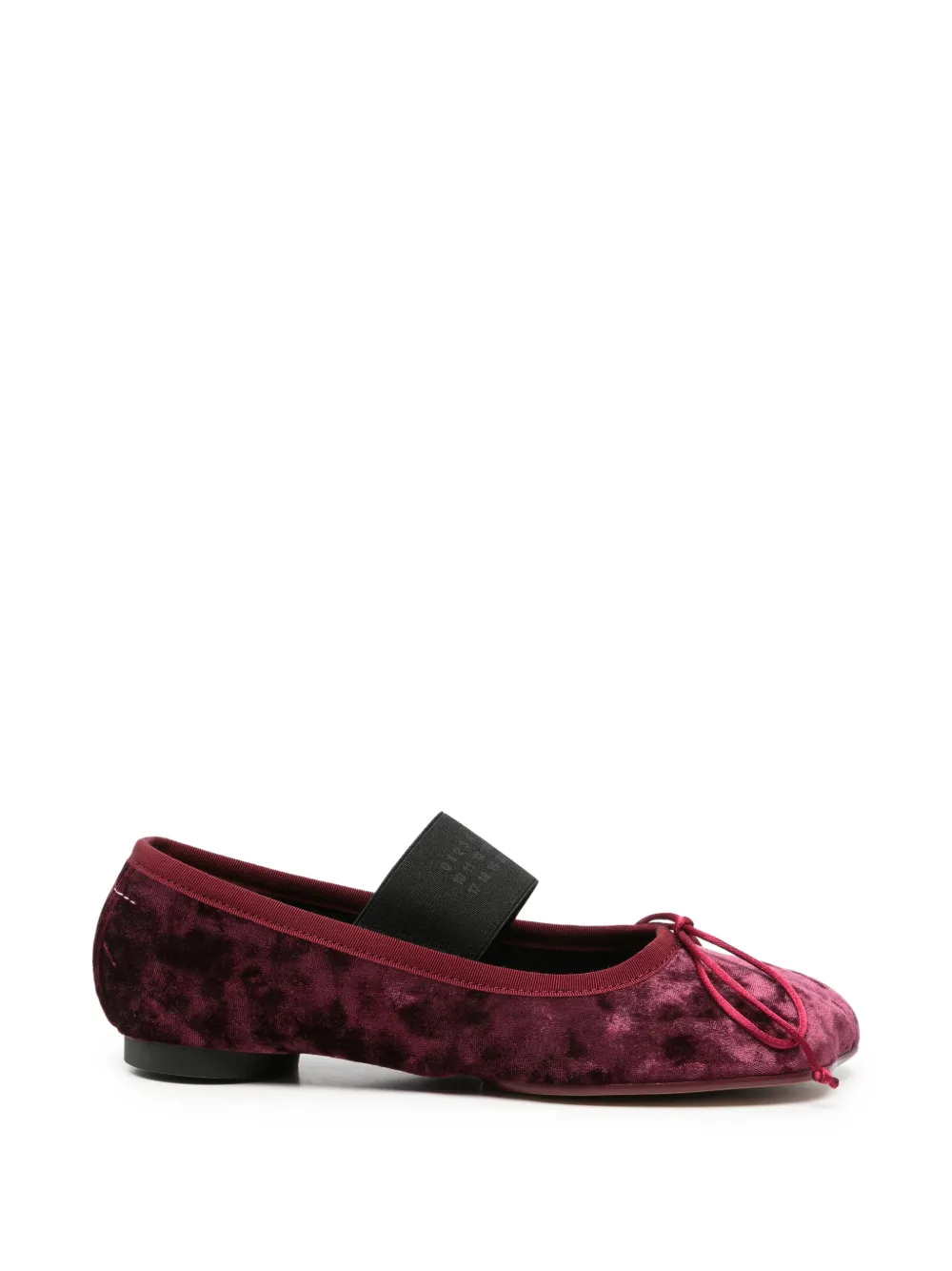 MM6 Maison Margiela elasticated-strap ballet flats - Violett