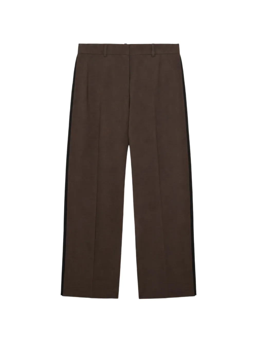 LOEWE trousers in viscose and wool blend - Marrone
