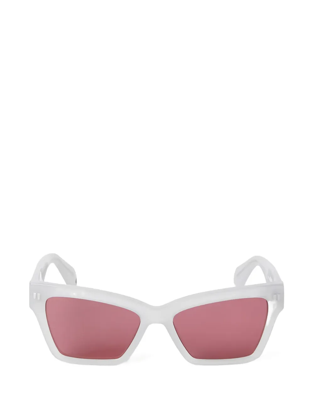 Off-White Eyewear Cincinnati geometric-frame sunglasses Wit