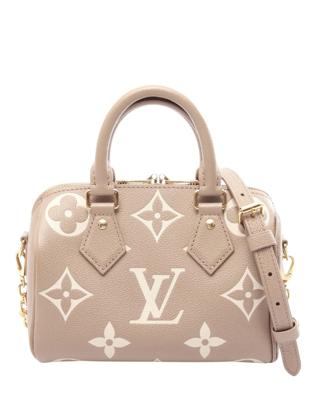 Louis Vuitton Pre-Owned 2022-2026 Bicolor Monogram Giant Empreinte Speedy Bandouliere 20 satchel - Neutrals